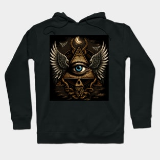 illuminati-inspired, eye Hoodie